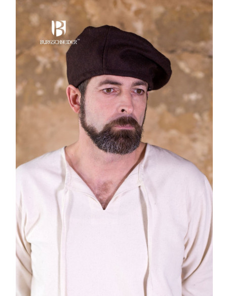 Berretto rinascimentale Harald, marrone