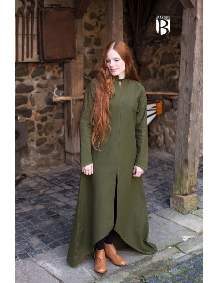Tunica medievale Ranwen, verde oliva