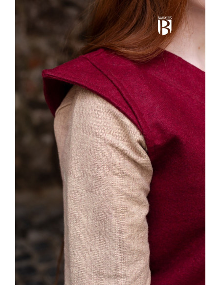 Tunica da donna Meril, lana rossa
