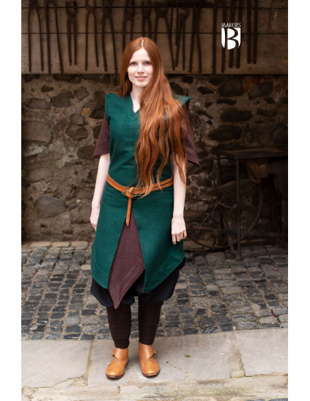 Tunica da donna Meril, lana verde