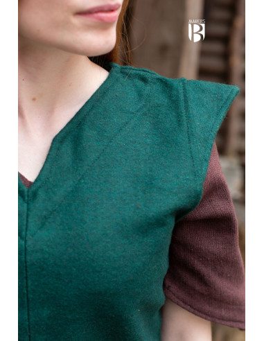 Tunica da donna Meril, lana verde