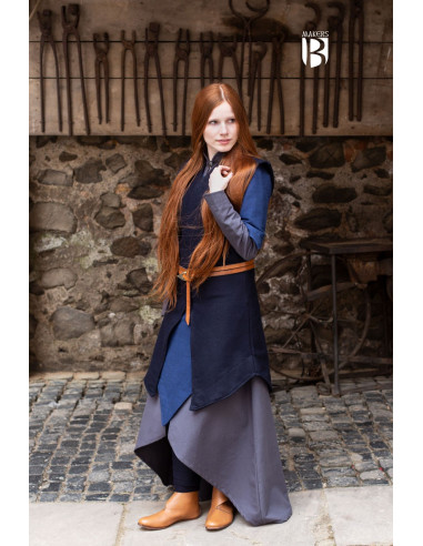 Tunica da donna Meril, lana blu