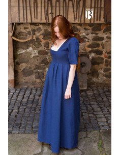 Abito medievale Frideswinde, blu 2