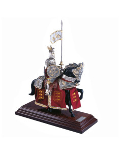 Elmo del drago dell'armatura del cavallo Argento