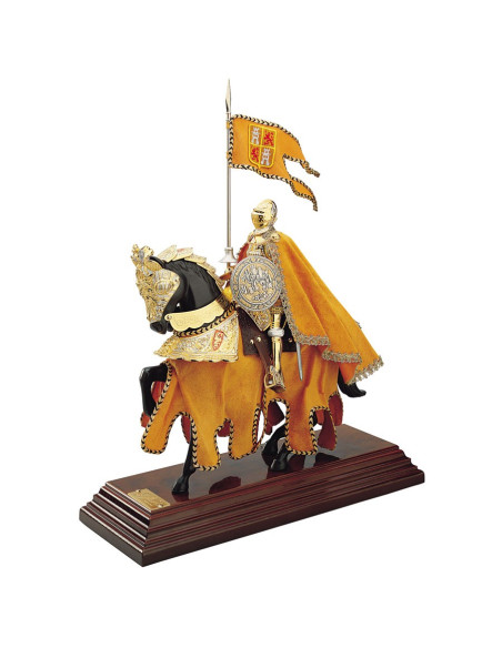 Armatura da cavallo Elmo spagnolo con mantello