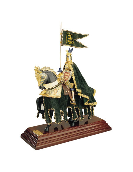 Armatura di cavallo Elmo di drago con mantello