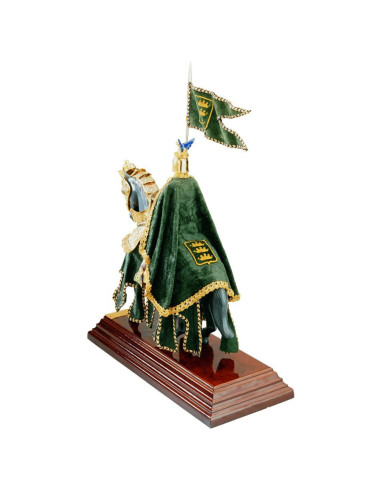 Armatura di cavallo Elmo di drago con mantello