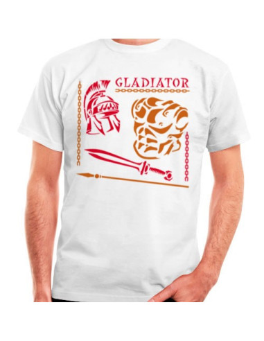 Maglietta Gladiatore e Romano, manica corta