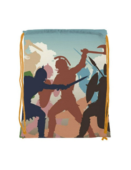 Borsa con coulisse Fight Gladiators (34x42 cm.)