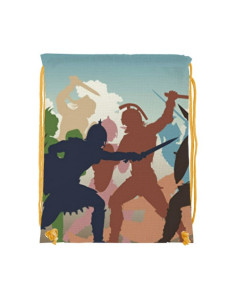 Borsa con coulisse Fight Gladiators (34x42 cm.) 2