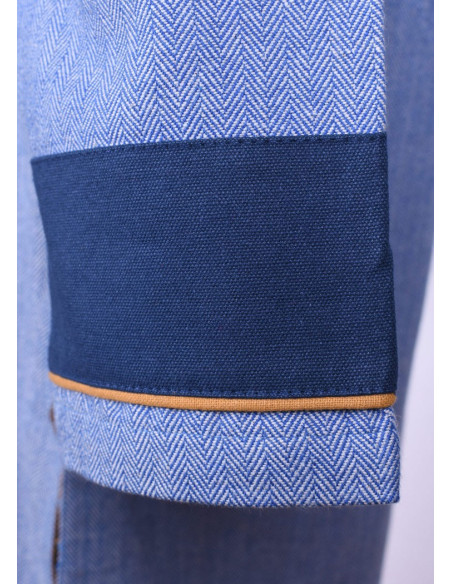 Tunica Viking Ove, blu