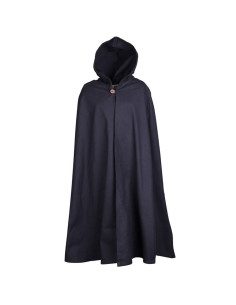 Mantello medievale per bambini, nero