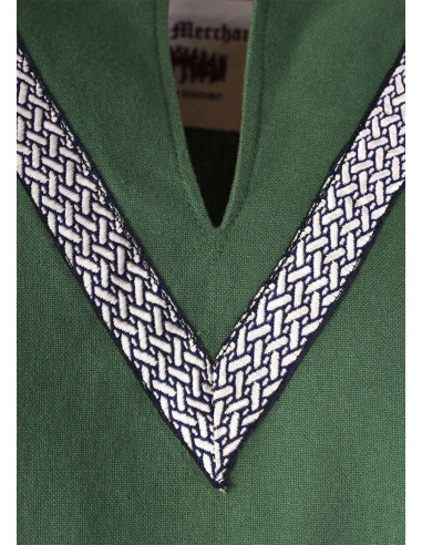 Tunica medievale verde Ailrik