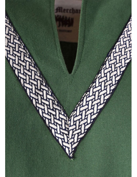 Tunica medievale verde Ailrik