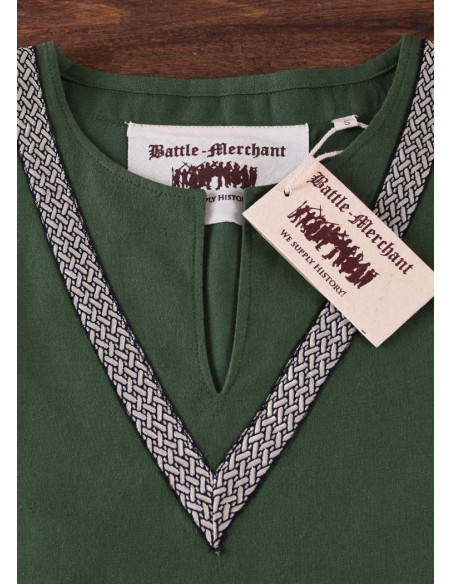 Tunica medievale verde Ailrik