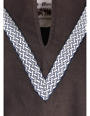 Tunica medievale marrone Ailrik