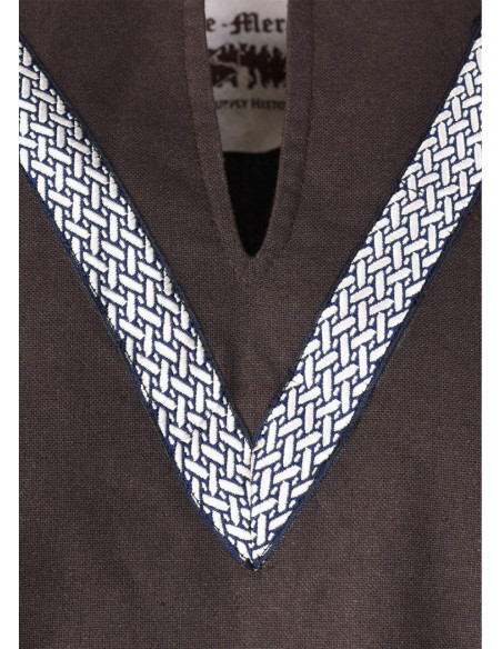 Tunica medievale marrone Ailrik