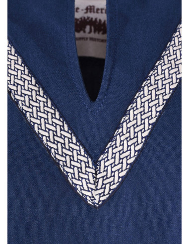 Tunica medievale blu Ailrik