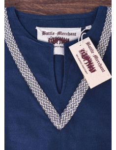 Tunica medievale blu Ailrik