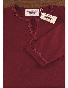 Tunica lunga medievale Albrecht, rossa