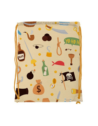 Zaino in corda Pirati (34x42 cm.)
