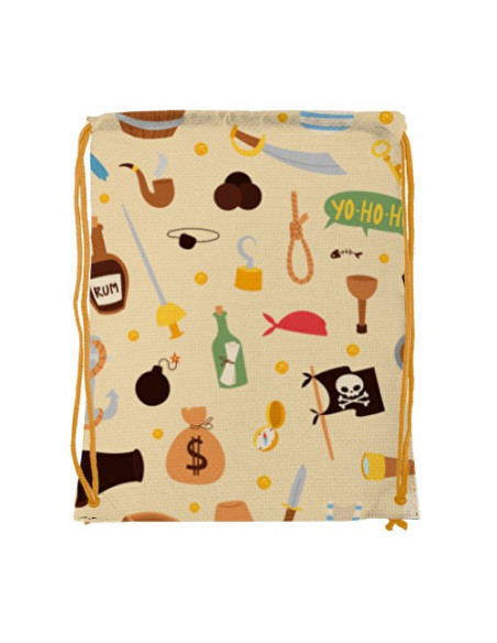 Zaino in corda Pirati (34x42 cm.)