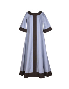 Abito medievale Gudrun, grigio-marrone