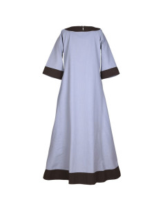 Abito medievale Gudrun, grigio-marrone 2