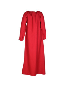 Abito medievale Ana, rosso 2