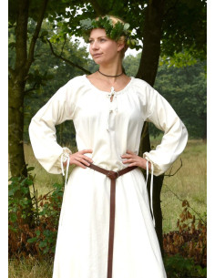 Abito medievale Ana, bianco