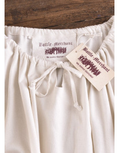 Abito medievale Ana, bianco