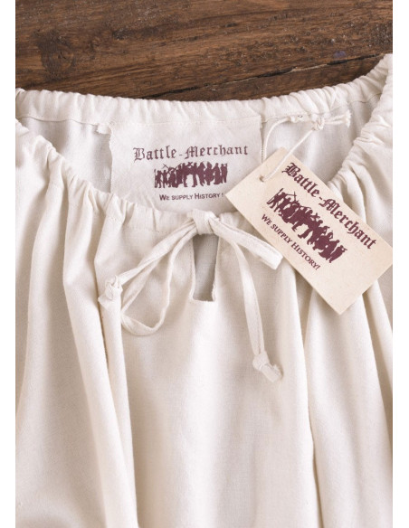 Abito medievale Ana, bianco