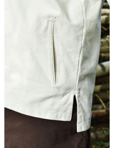 Camicia contadina con bottoni