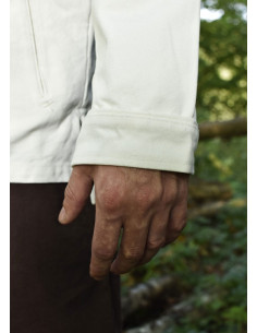 Camicia contadina con bottoni