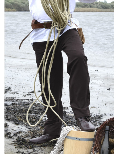 Pantaloni medievali Hagen, marroni