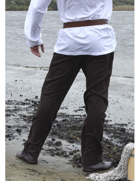 Pantaloni medievali Hagen, marroni