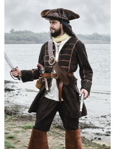 Camicia bianca da pirata Ludwig