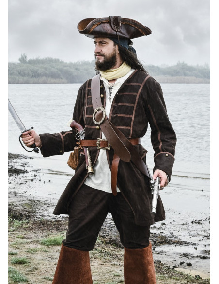 Camicia bianca da pirata Ludwig