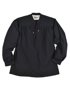 Camicia nera da pirata Ludwig