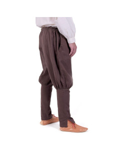 Pantaloni vichinghi Olaf, marroni 2