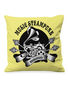 Cuscino di design musicale SteamPunk