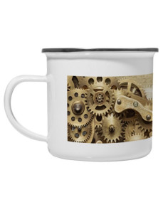 Tazza vintage in ottone Steampunk