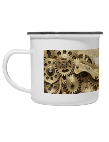 Tazza vintage in ottone Steampunk
