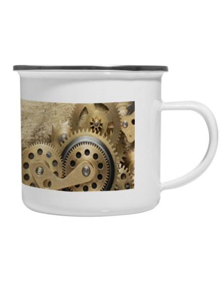 Tazza vintage in ottone Steampunk
