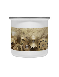 Tazza vintage in ottone Steampunk 2