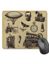 Tappetino per mouse rettangolare SteamPunk (23,5x19,5 cm)