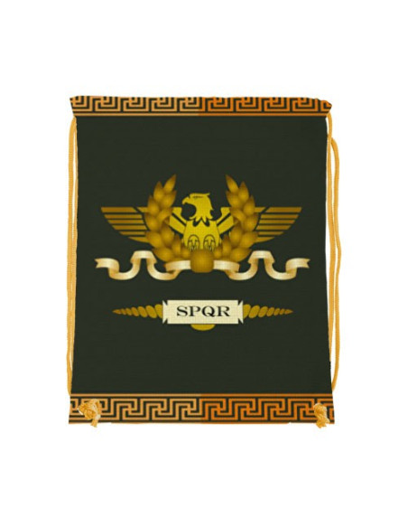 Zaino con coulisse Roman Legion SPQR (34x42 cm.)