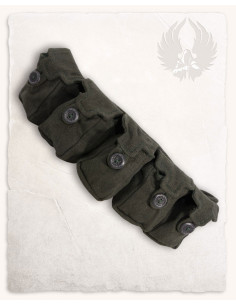 Cintura medievale con 5 tasche