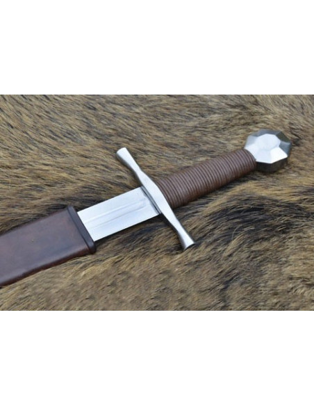 Pomo ottagonale della spada crociata