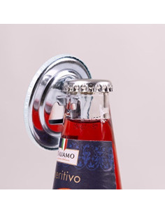 Apribottiglie a piastra massonica con magnete 2